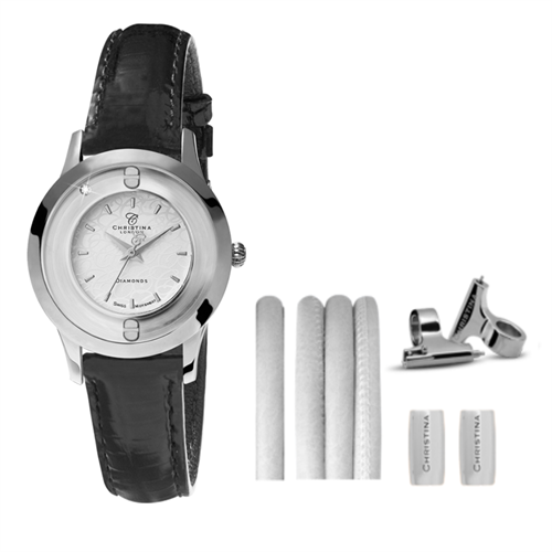 Collect ur 334SWBL + Hvid Watch Cord set - Christina Jewelry & Watches